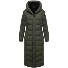 Marikoo Pakoraa Damen Winter Steppmantel Parka DarkOlive Größe XXXXL - Gr.48