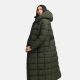 Marikoo Pakoraa Damen Winter Steppmantel Parka DarkOlive Größe XXXXL - Gr.48