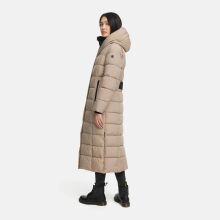 Marikoo Pakoraa Damen Winter Steppmantel Parka TaupeGrey Größe S - Gr.36