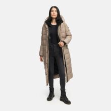 Marikoo Pakoraa Damen Winter Steppmantel Parka TaupeGrey Größe XXXXL - Gr.48