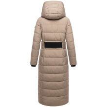Marikoo Pakoraa Damen Winter Steppmantel Parka TaupeGrey Größe XXXXL - Gr.48