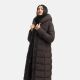 Marikoo Pakoraa Damen Winter Steppmantel Parka Choco Größe XXL - Gr.44