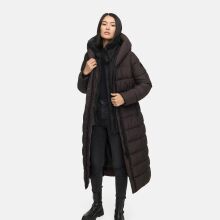 Marikoo Pakoraa Damen Winter Steppmantel Parka Choco Größe XXXXL - Gr.48