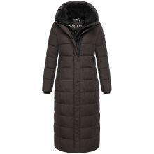 Marikoo Pakoraa Damen Winter Steppmantel Parka Choco Größe XXXXL - Gr.48