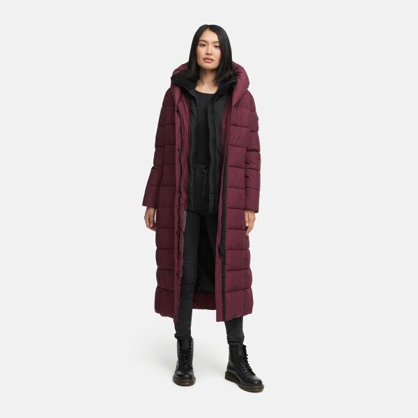 Marikoo Pakoraa Damen Winter Steppmantel Parka Wine Größe XL - Gr.42