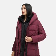 Marikoo Pakoraa Damen Winter Steppmantel Parka Wine Größe XL - Gr.42