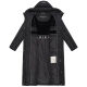 Marikoo Ranjaa Damen Winter Steppmantel Schwarz Größe XS - Gr.34