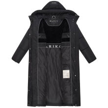 Marikoo Ranjaa Damen Winter Steppmantel Schwarz Größe XXXXL - Gr.48
