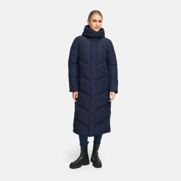 Marikoo Ranjaa Damen Winter Steppmantel Navy Größe L - Gr.40