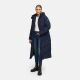 Marikoo Ranjaa Damen Winter Steppmantel Navy Größe XXXXL - Gr.48