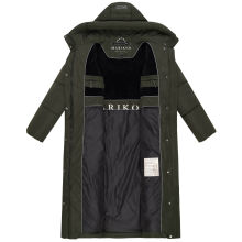 Marikoo Ranjaa Damen Winter Steppmantel DarkOlive Größe XXXXL - Gr.48