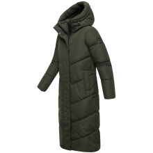 Marikoo Ranjaa Damen Winter Steppmantel DarkOlive Größe XXXXXXL - Gr.52