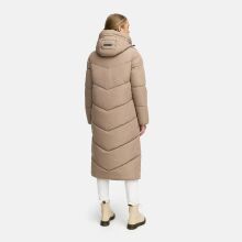 Marikoo Ranjaa Damen Winter Steppmantel TaupeGrey Größe S - Gr.36