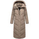 Marikoo Ranjaa Damen Winter Steppmantel TaupeGrey Größe L - Gr.40