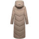 Marikoo Ranjaa Damen Winter Steppmantel TaupeGrey Größe L - Gr.40