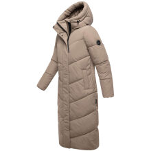 Marikoo Ranjaa Damen Winter Steppmantel TaupeGrey Größe XL - Gr.42