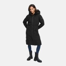 Navahoo Schokokuss Damen Winter Steppmantel Schwarz-Größe XS - Gr. 34