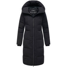 Navahoo Schokokuss Damen Winter Steppmantel Schwarz-Größe XS - Gr. 34