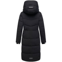 Navahoo Schokokuss Damen Winter Steppmantel Schwarz-Größe XS - Gr. 34