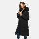 Navahoo Schokokuss Damen Winter Steppmantel Schwarz-Größe XS - Gr. 34