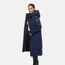 Navahoo Schokokuss Damen Winter Steppmantel Navy-Größe XS - Gr. 34