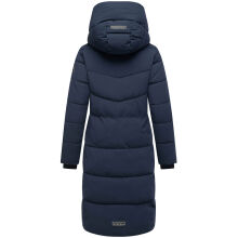 Navahoo Schokokuss Damen Winter Steppmantel Navy-Größe XS - Gr. 34