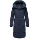 Navahoo Schokokuss Damen Winter Steppmantel Navy-Größe XS - Gr. 34