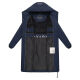 Navahoo Schokokuss Damen Winter Steppmantel Navy-Größe XS - Gr. 34