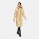 Navahoo Schokokuss Damen Winter Steppmantel Sand-Größe XS - Gr. 34