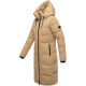 Navahoo Schokokuss Damen Winter Steppmantel Sand-Größe XS - Gr. 34