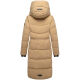 Navahoo Schokokuss Damen Winter Steppmantel Sand-Größe XS - Gr. 34