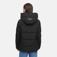 Marikoo Kuscheltatze Damen Winter Steppjacke Schwarz-Größe XXL - Gr. 44