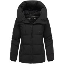 Marikoo Kuscheltatze Damen Winter Steppjacke Schwarz-Größe XXL - Gr. 44
