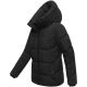 Marikoo Kuscheltatze Damen Winter Steppjacke Schwarz-Größe XXL - Gr. 44