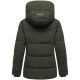 Marikoo Kuscheltatze Damen Winter Steppjacke Dark Olive-Größe XXL - Gr. 44