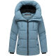 Marikoo Kuscheltatze Damen Winter Steppjacke Powder Blue-Größe S - Gr. 36
