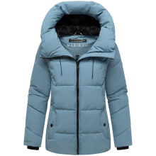 Marikoo Kuscheltatze Damen Winter Steppjacke Powder Blue-Größe M - Gr. 38
