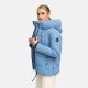 Marikoo Kuscheltatze Damen Winter Steppjacke Powder Blue-Größe M - Gr. 38