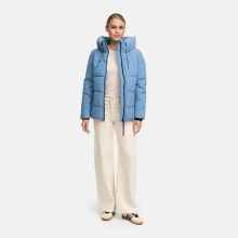 Marikoo Kuscheltatze Damen Winter Steppjacke Powder Blue-Größe L - Gr. 40
