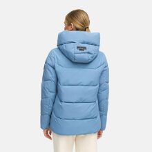 Marikoo Kuscheltatze Damen Winter Steppjacke Powder Blue-Größe L - Gr. 40