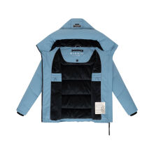 Marikoo Kuscheltatze Damen Winter Steppjacke Powder Blue-Größe L - Gr. 40