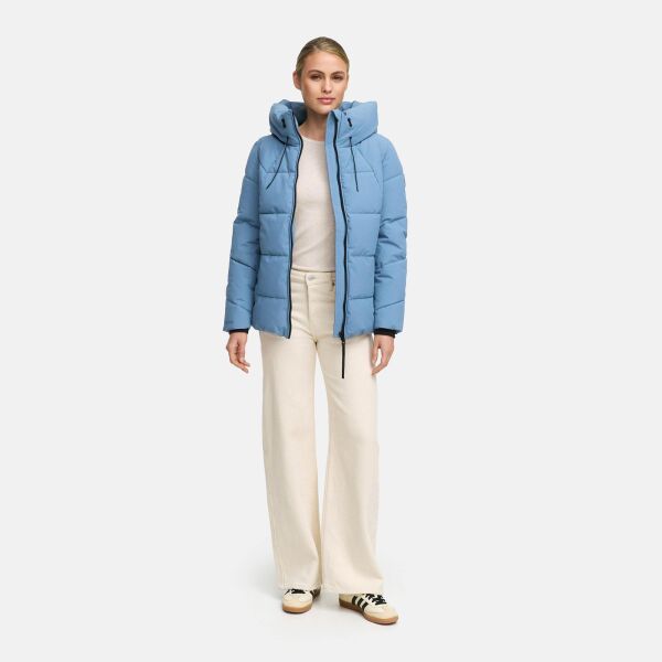 Marikoo Kuscheltatze Damen Winter Steppjacke Powder Blue-Größe XL - Gr. 42