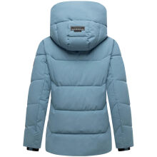 Marikoo Kuscheltatze Damen Winter Steppjacke Powder Blue-Größe XL - Gr. 42