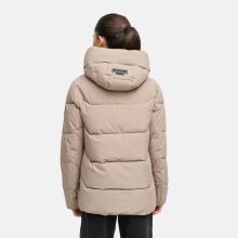 Marikoo Kuscheltatze Damen Winter Steppjacke Taupe Grey-Größe S - Gr. 36