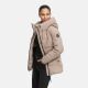 Marikoo Kuscheltatze Damen Winter Steppjacke Taupe Grey-Größe XXL - Gr. 44
