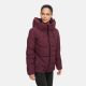 Marikoo Kuscheltatze Damen Winter Steppjacke Wine-Größe XXL - Gr. 44