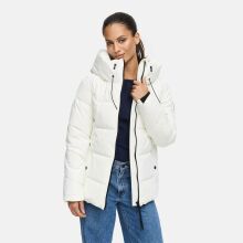 Marikoo Kuscheltatze Damen Winter Steppjacke Offwhite -Größe L - Gr. 40