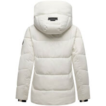 Marikoo Kuscheltatze Damen Winter Steppjacke Offwhite -Größe XL - Gr. 42