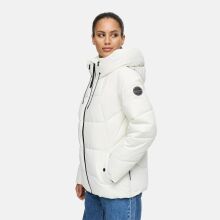 Marikoo Kuscheltatze Damen Winter Steppjacke Offwhite -Größe XXL - Gr. 44