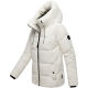 Marikoo Kuscheltatze Damen Winter Steppjacke Offwhite -Größe XXL - Gr. 44